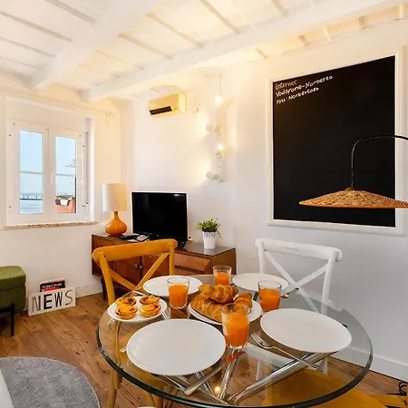 شقة Whome Alfama Retreat Steps From Santa Luzia Viewpoint *